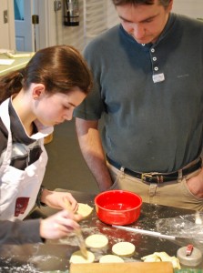 Father and daughter share a lesson at Terra Sumer