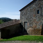 A restored farmhouse at Lo Spineto