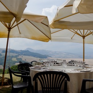 Overlooking Val d'Orcia